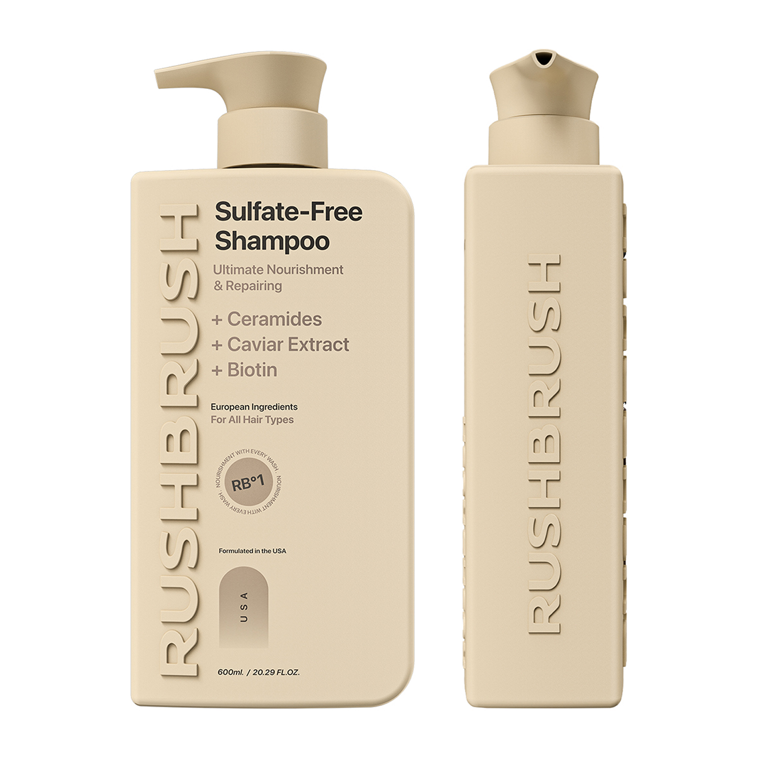 RB°1 Sulfate-Free Shampoo – Ultimate Nourishment and Repairing with European Ingredients and USA Formula