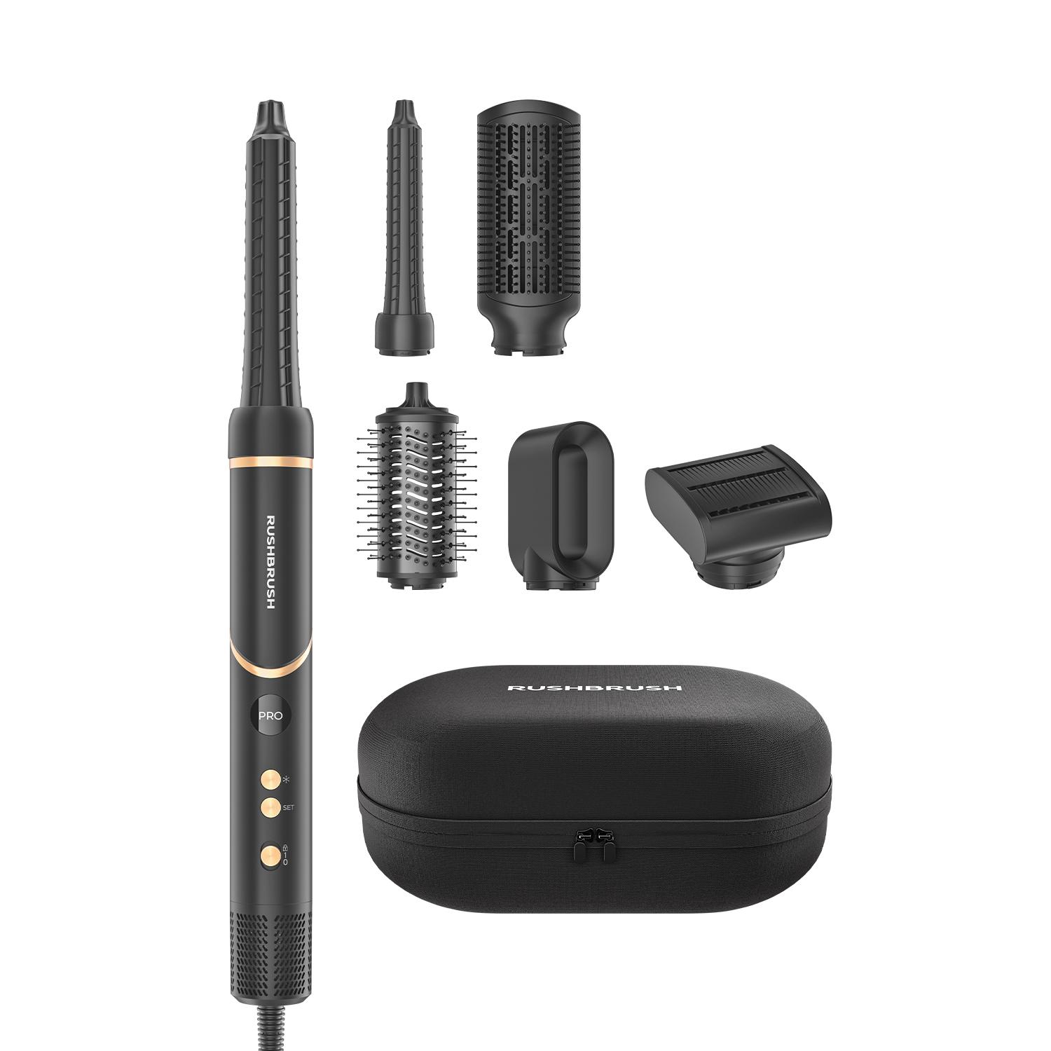 RUSHBRUSH® AirWrapper 6 | 6-in-1 Professional Air Styling Tool