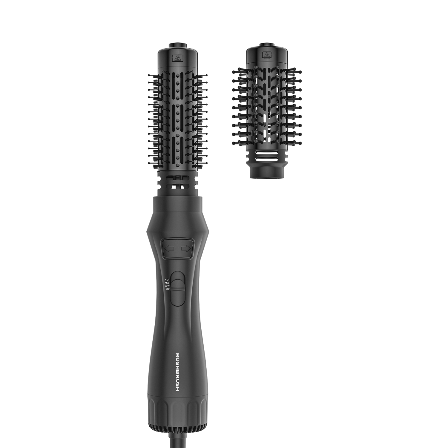 RUSHBRUSH® AutoSpin Styler | Auto-Rotating Blow Dry Brush